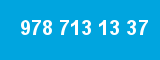 978 713 13 37